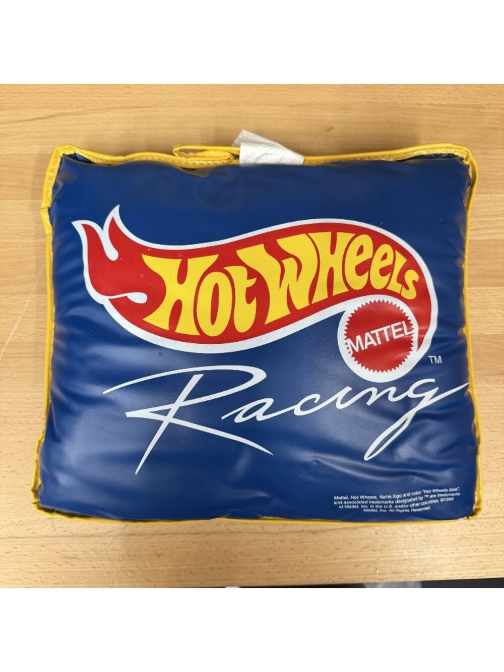 Vintage 1999 Mattel Hot Wheels Racing Vinyl Seat Cushion Blue Standard Used